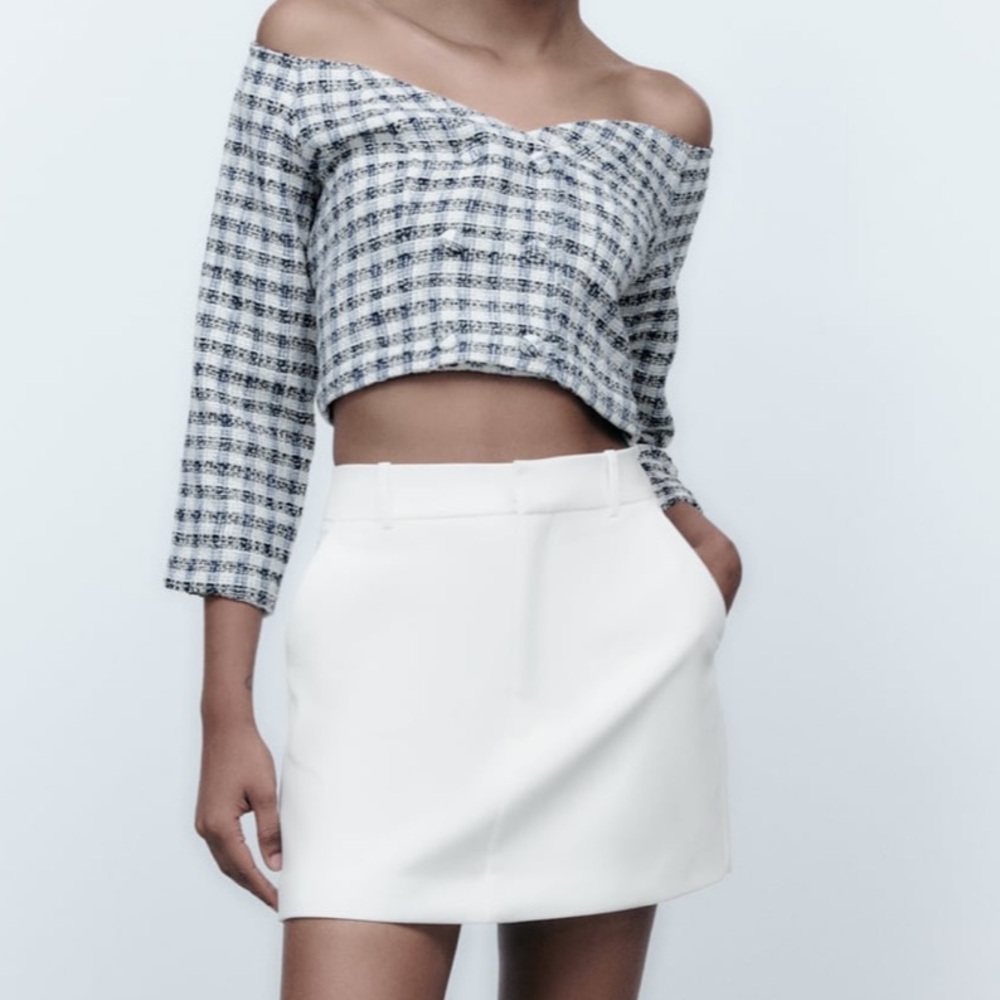 Zara Textured Top Size L
